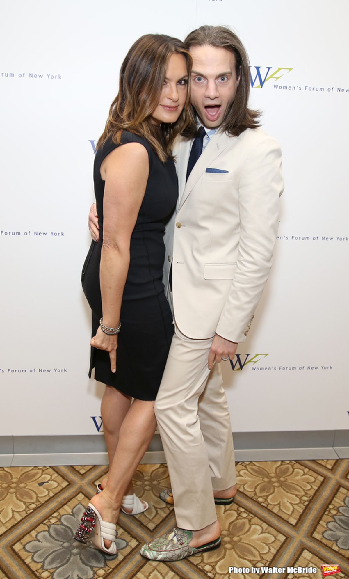 Mariska Hargitay and Jordan Roth at 