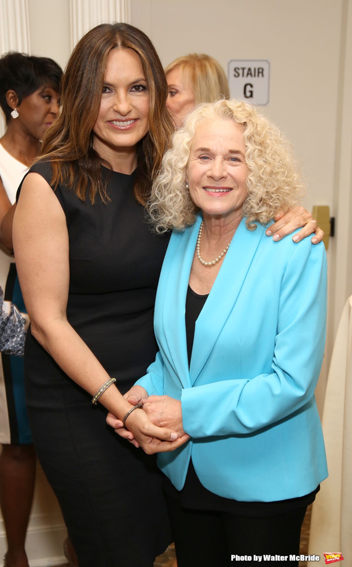 Mariska Hargitay and Carole King at 