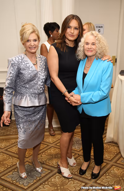 Carolyn B. Maloney, Mariska Hargitay and Carole King Photo