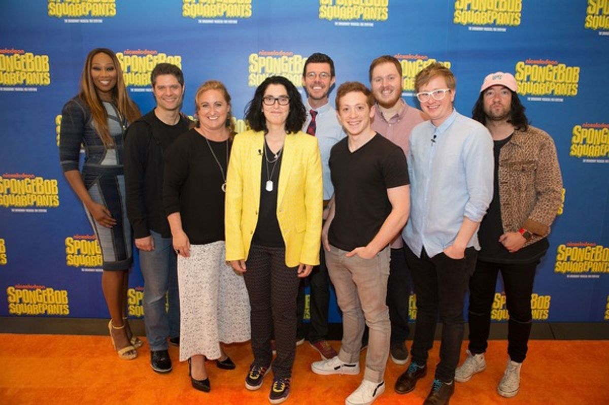 Yolanda Adams, Tom Kitt, Cyma Zarghami, Gavin Lee, Tina Landau, Ethan Slater, Danny Skinner, Kyle Jarrow at 