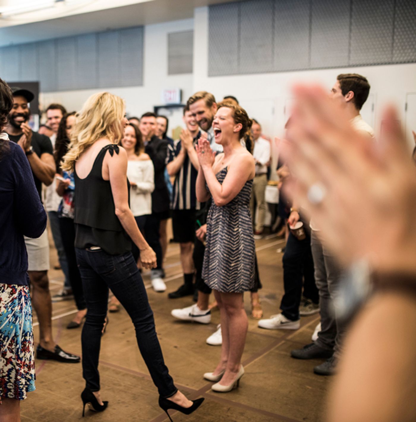 BREAKING: It's Coronation Day! See Photos from FROZEN's First Day of Rehearsal!  Image
