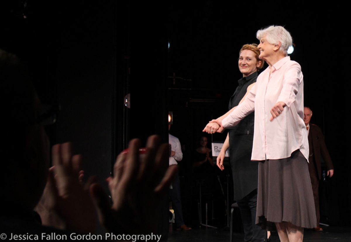 Francesca Faridany and Angela Lansbury at 