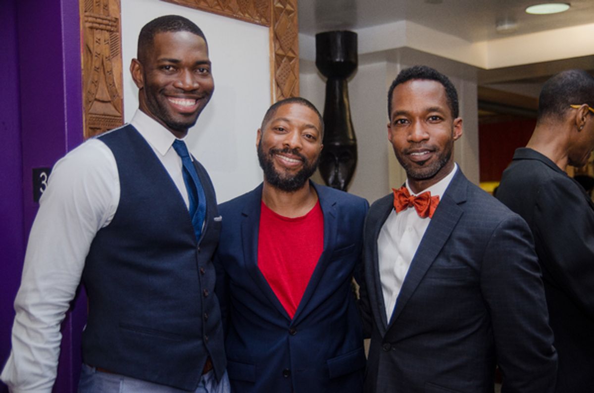 Tarell Alvin McCraney with Kyle Abraham and Betram Johnson at 