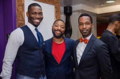 Tarell Alvin McCraney with Kyle Abraham and Betram Johnson Photo