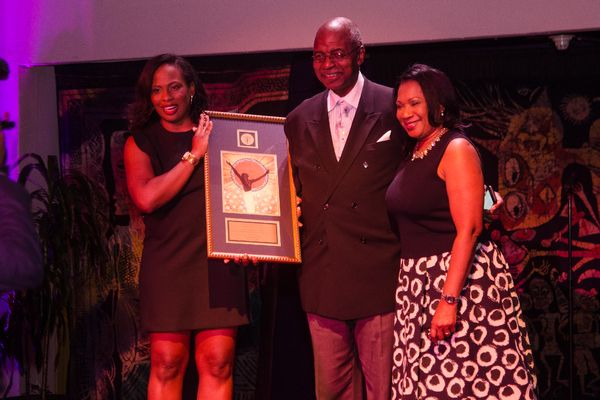 Kamilah Forbes, Richard Wesley, and Sandra Bookman Photo