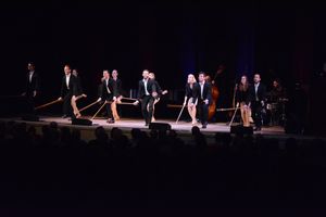 Danny Garder (Choreographer) and the PUTTIN' ON THE RITZ Gang-Sean Bell, Allegra Benn Photo