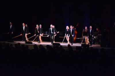 Danny Garder (Choreographer) and the PUTTIN' ON THE RITZ Gang-Sean Bell, Allegra Benn Photo