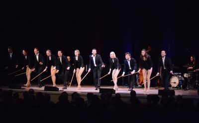 Danny Garder (Choreographer) and the PUTTIN' ON THE RITZ Gang-Sean Bell, Allegra Benn Photo