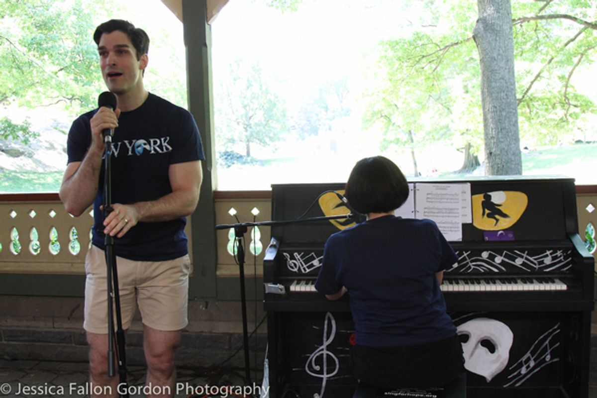 Paul A. Schaefer at Andrew Lloyd Webber Casts Unite to Sing for Hope!