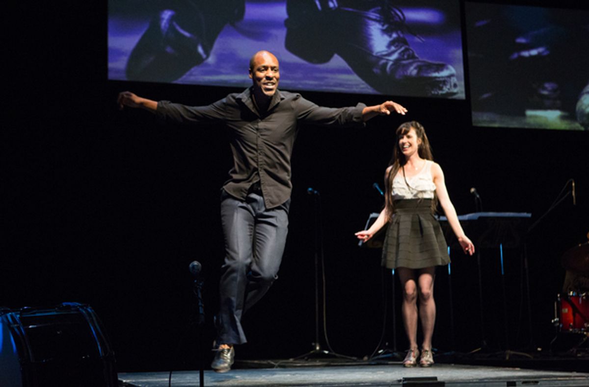 Travis Knights and Stephanie  at 