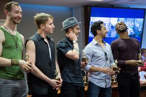 Alex Gibson, Billy Joe Kiessling, Reed Luplau, Andrew Mayer, Azudi Onyejekwe @ BroadwayWorld Alex Gibson, Billy Joe Kiessling, Reed Luplau, Andrew Mayer, Azudi Onyejekwe Photo