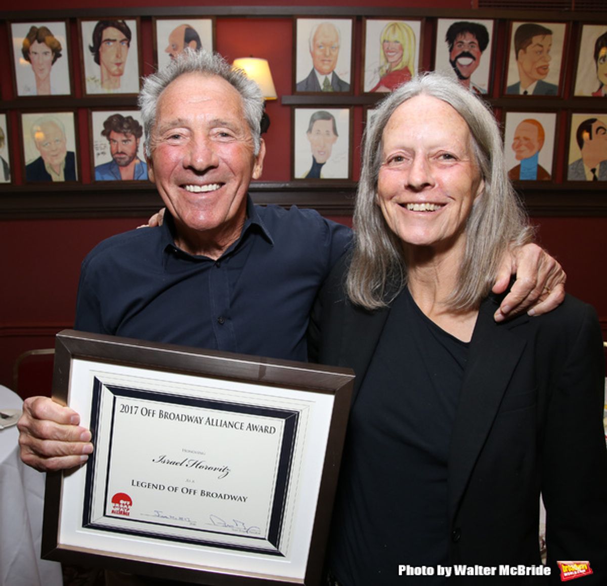 Israel Horovitz and Gillian Horovitz at 