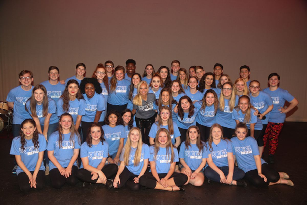 Kristin Chenoweth and KCCBC students at 