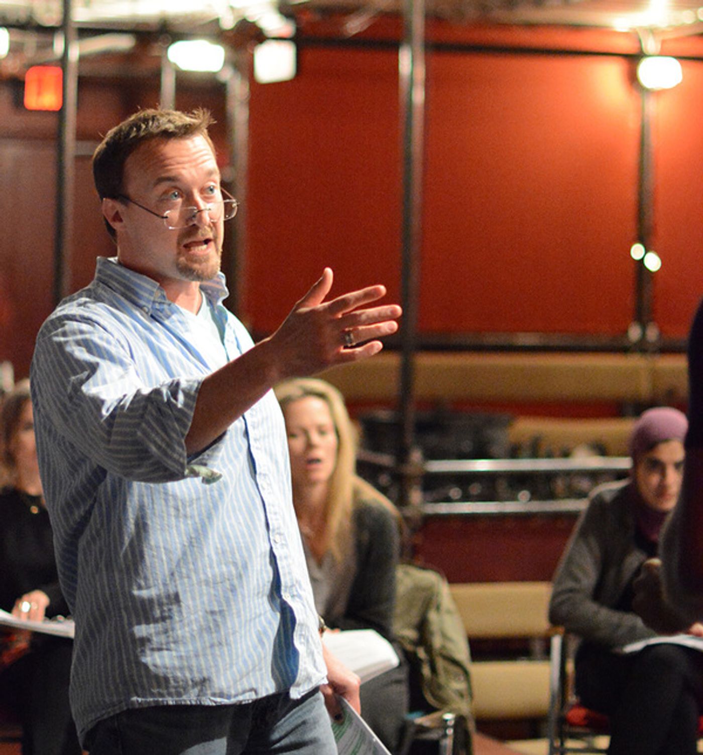 Photo Flash: In Rehearsal for Shakespeare & Company's CYMBELINE  Image