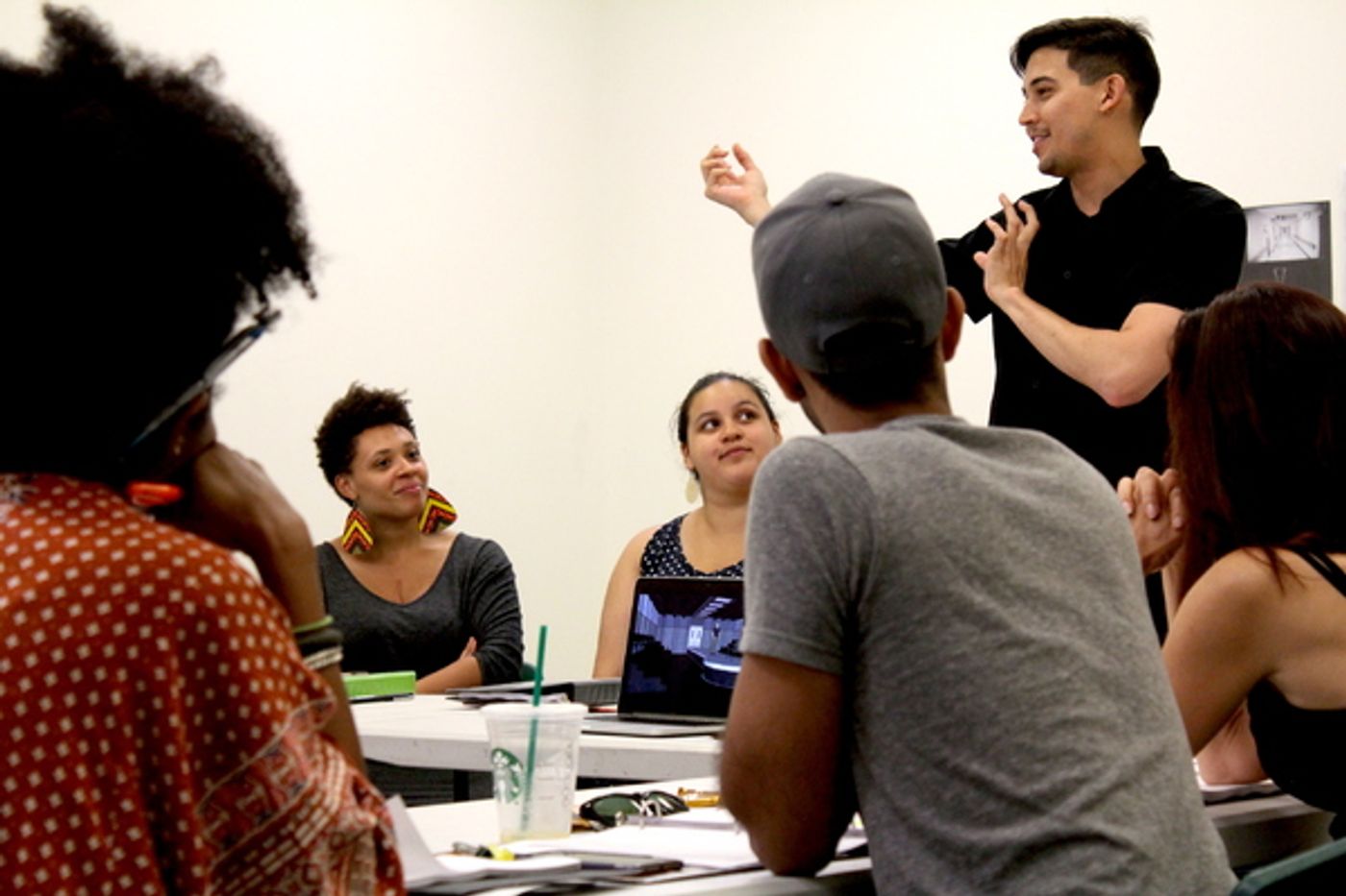 Photo Flash: Inside Rehearsal for The Movement Theatre Company's AND SHE WOULD STAND LIKE THIS  Image