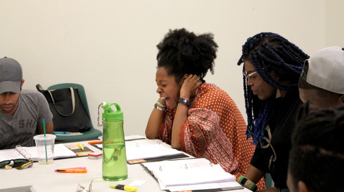 Photo Flash: Inside Rehearsal for The Movement Theatre Company's AND SHE WOULD STAND LIKE THIS  Image