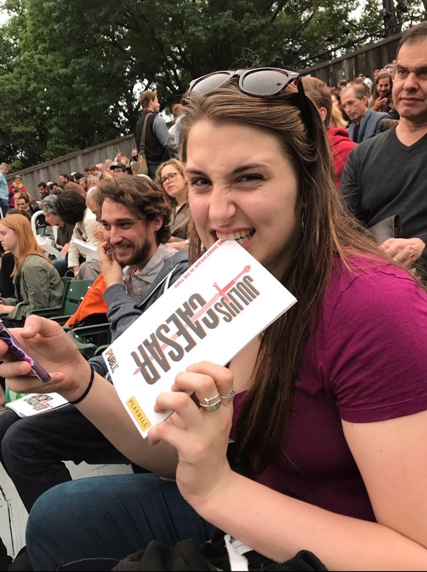 BWW Exclusive: My Riotous Night at JULIUS CAESAR  Image