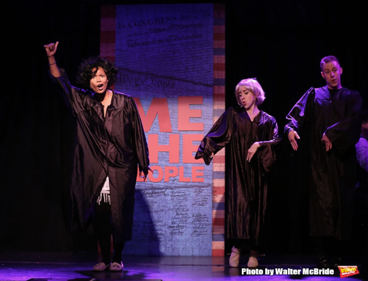 Aiesha Dukes, Mia Weinberger and Mitchel Kawash at 