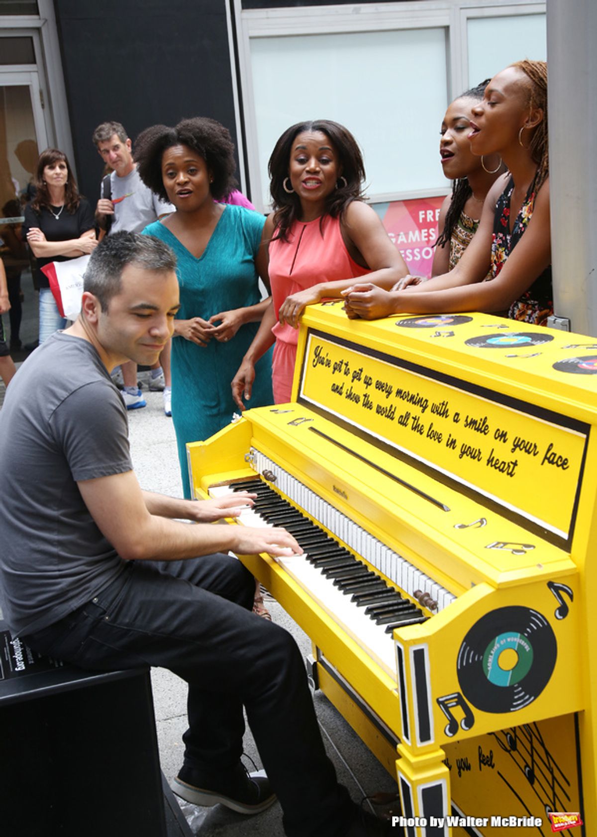 The cast of 'Beautiful - The Carole King Musical'  at 