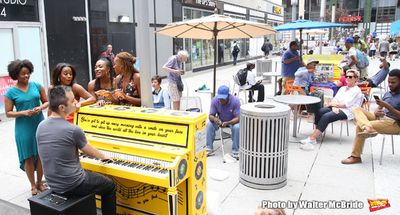 The cast of 'Beautiful - The Carole King Musical'  Photo