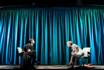 Andrew Garfield and Denise Gough Photo