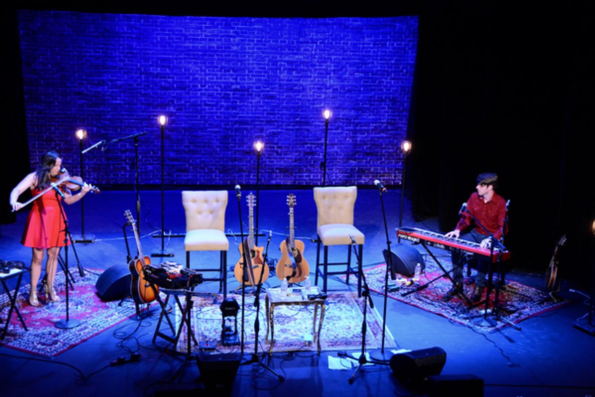 Nicole Hudson and Peter Sheridan at 