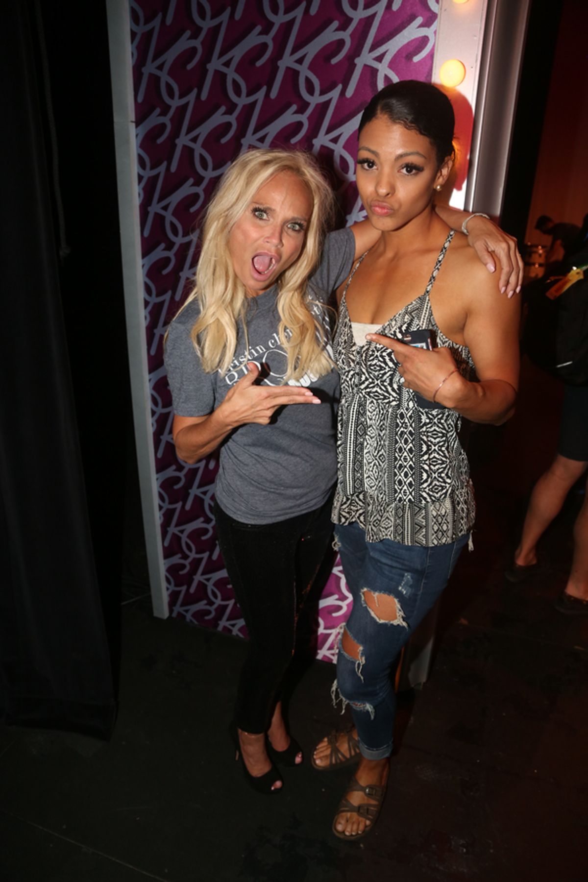 Kristin Chenoweth and KCCBC student at 