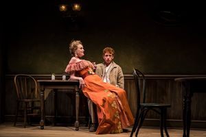 Niall Cunningham (Richard Miller) and Amanda Drinkall (Belle) in Eugene Oâ€™Neil Photo