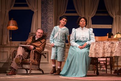 Randall Newsome (Nat Miller), Matthew Abraham (Tommy Miller) and Ora Jones (Essie Mil Photo