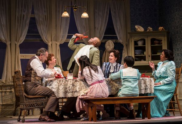 Randall Newsome (Nat Miller), Niall Cunningham (Richard Miller), Larry Bates (Sid Dav Photo