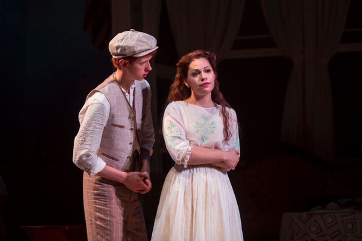 Niall Cunningham (Richard Miller) and Rochelle Therrien (Mildred Miller) in Eugene Oâ€™Neillâ€™s Ah, Wilderness! at 