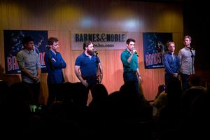 Geoff Packard, Joe Carroll, Brandon James Ellis, Corey Cott, Alex Bender, James Nathan Hopkins @ BroadwayWorld Geoff Packard, Joe Carroll, Brandon James Ellis, Corey Cott, Alex Bender, James Natha Photo