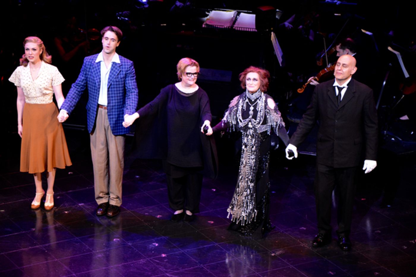 Photo Coverage: Glenn Close Takes Final Curtain Call as SUNSET BOULEVARD Closes on Broadway  Image