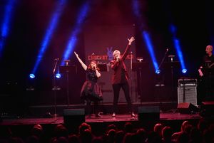 Kate Flannery and Jane Lynch Photo