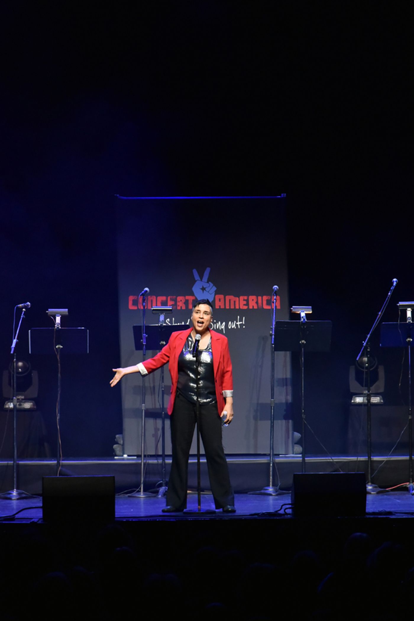 Photo Flash: Alan Cumming, Jane Lynch, Faith Prince and More Onstage in CONCERT FOR AMERICA at the Curran  Image