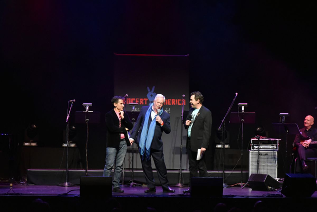 Seth Rudetsky, Armistead Maupin and James Wesley at 