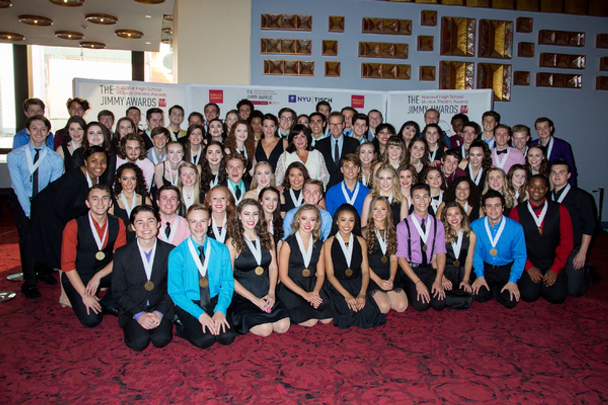 The 2017 Jimmy Awards Nominees with Kiesha Lalama, Charlotte St. Martin, and Van Kaplan at 