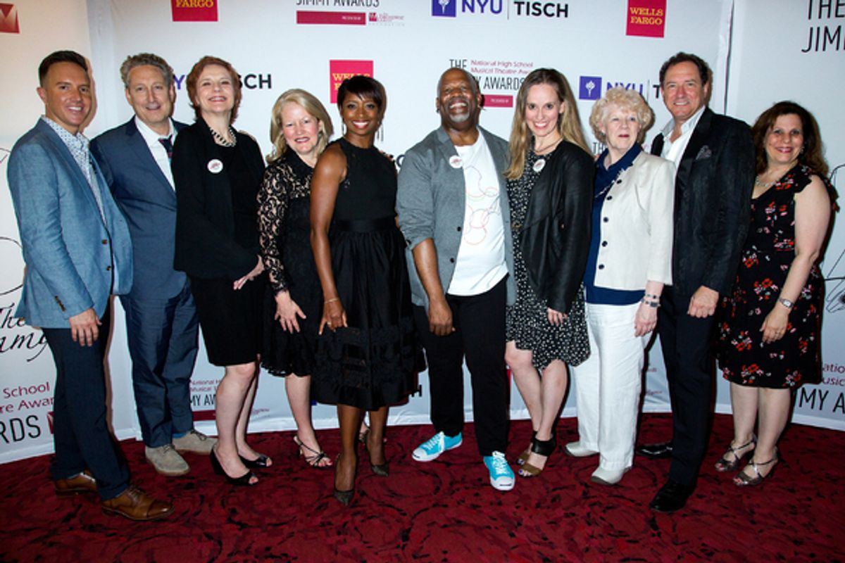 Paul Canaan, Bernard Telsey, Tara Rubin, Alecia Parker, Montego Glover, Kent Gash, Rachel Hoffman, Charlotte Wilcox, Kevin McCollum, Stephanie Klapper at 