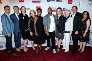 Paul Canaan, Bernard Telsey, Tara Rubin, Alecia Parker, Montego Glover, Kent Gash, Ra Photo