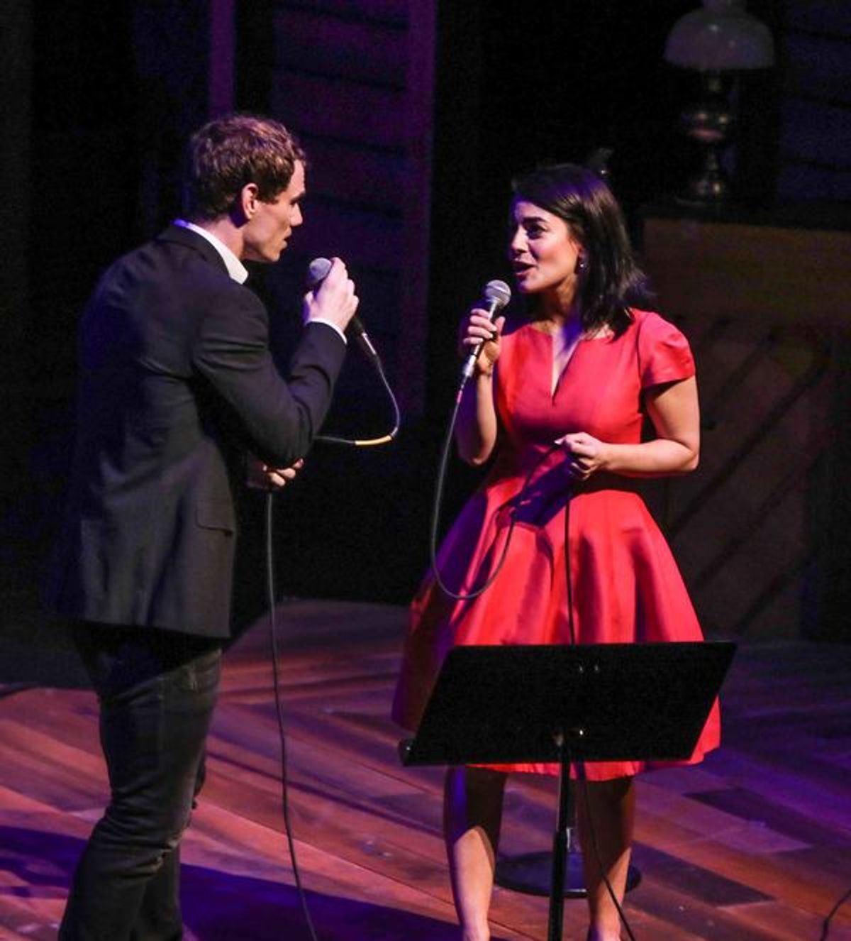 Jay Armstrong Johnson & Meghan Picerno at 