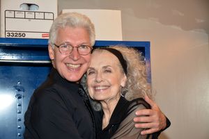 Tony Sheldon and Mary Beth Peil @ BroadwayWorld Tony Sheldon and Mary Beth Peil Photo