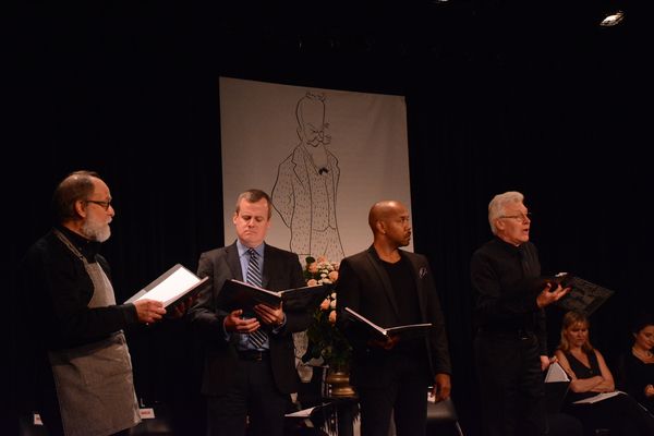 Robert Zukerman, Bradford Cover, Darius de Haas and Tony Sheldon Photo