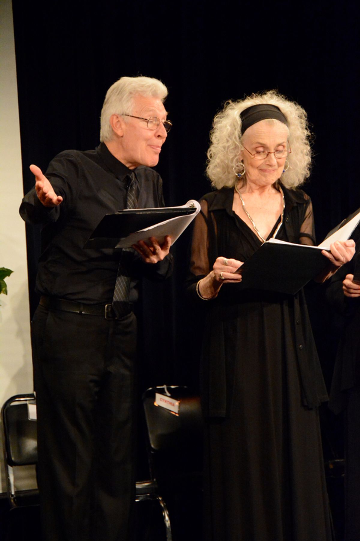 Tony Sheldon and Mary Beth Peil at 