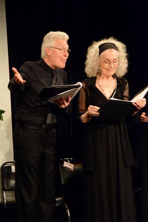 Tony Sheldon and Mary Beth Peil @ BroadwayWorld Tony Sheldon and Mary Beth Peil Photo