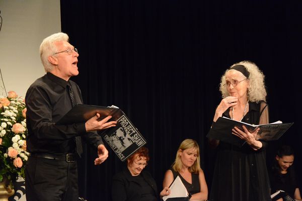 Tony Sheldon and Mary Beth Peil Photo