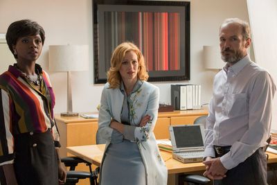 Kerry Bishe, Toby Huss, Sasha Morfaw Photo
