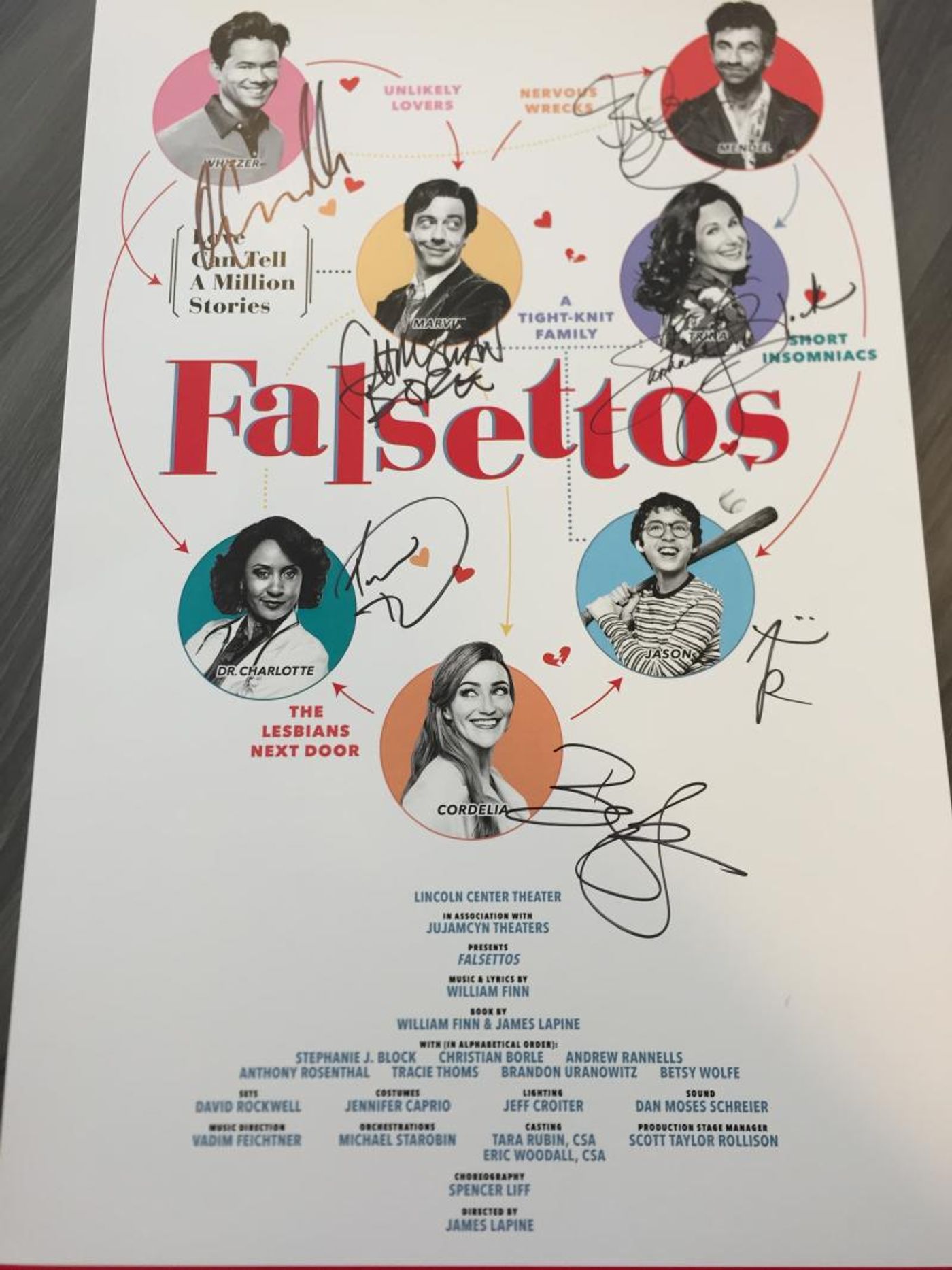 Contest: Enter To Win A Signed FALSETTOS Broadway Poster  Image