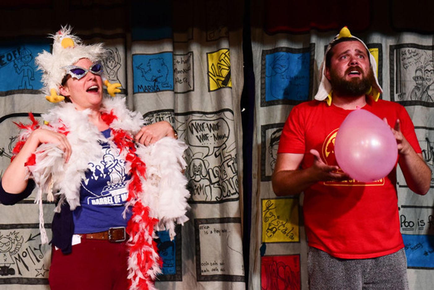 Photo Flash: First Look at Barrel of Monkeys' THAT'S WEIRD, GRANDMA: ATTACK OF THE PHANTOM BBQ  Image