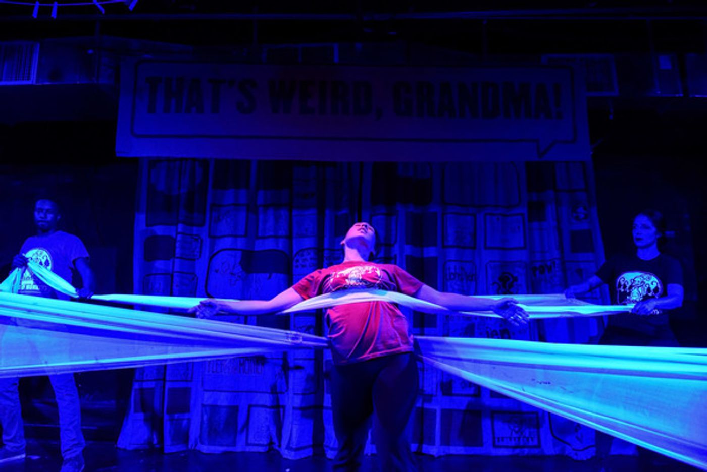 Photo Flash: First Look at Barrel of Monkeys' THAT'S WEIRD, GRANDMA: ATTACK OF THE PHANTOM BBQ  Image