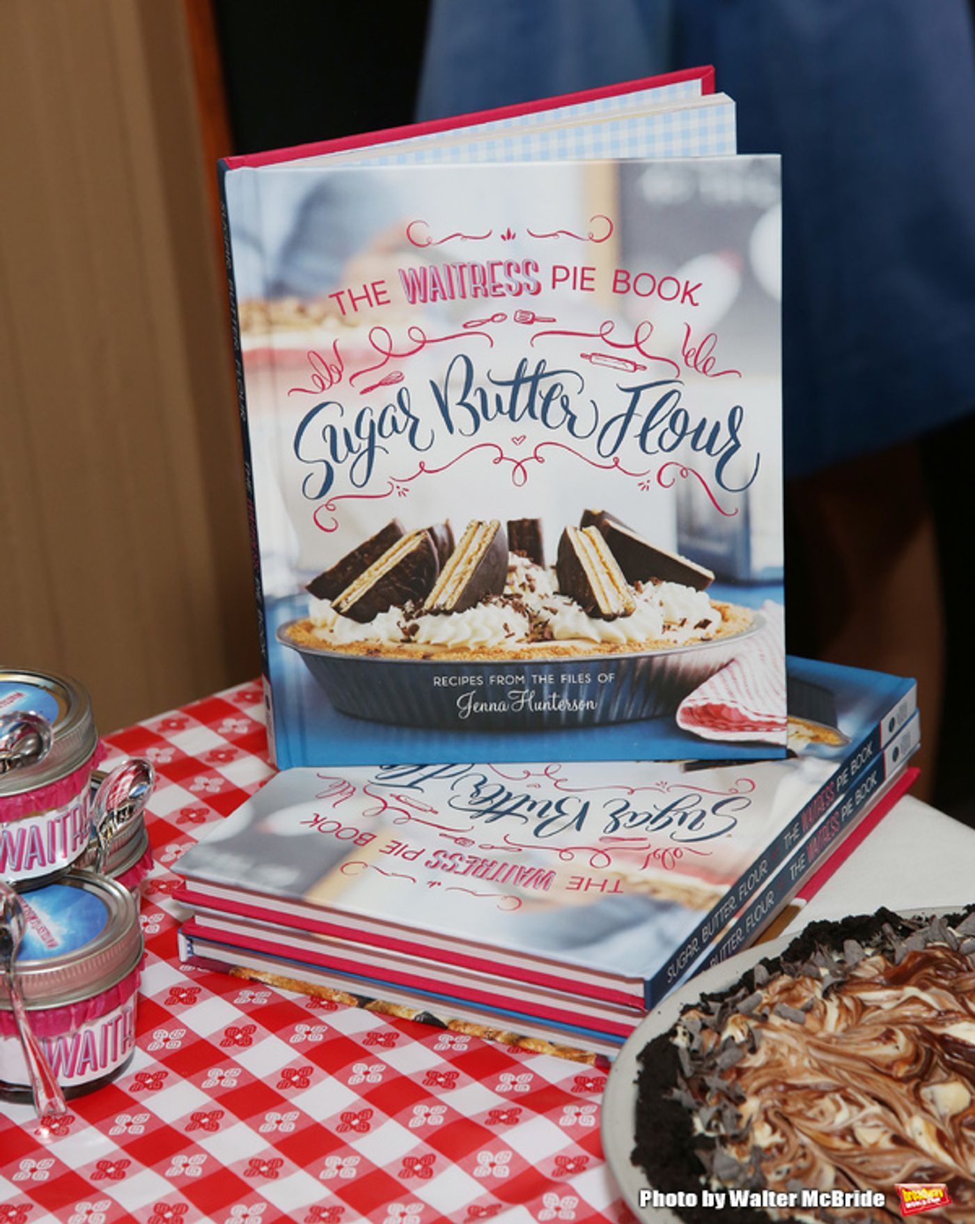 Photo Coverage: Pie Perfection- WAITRESS Cast Tastes Sweet Treats from 'Sugar, Butter, Flour: The Waitress Pie Cookbook' Photo Coverage: Pie Perfection- WAITRESS Cast Tastes Sweet Treats from 'Sugar, Butter, Flour: The Waitress Pie Cookbook' Image